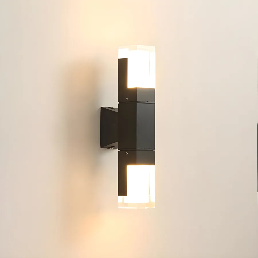 Black 1-Light Acrylic Geometric view 3