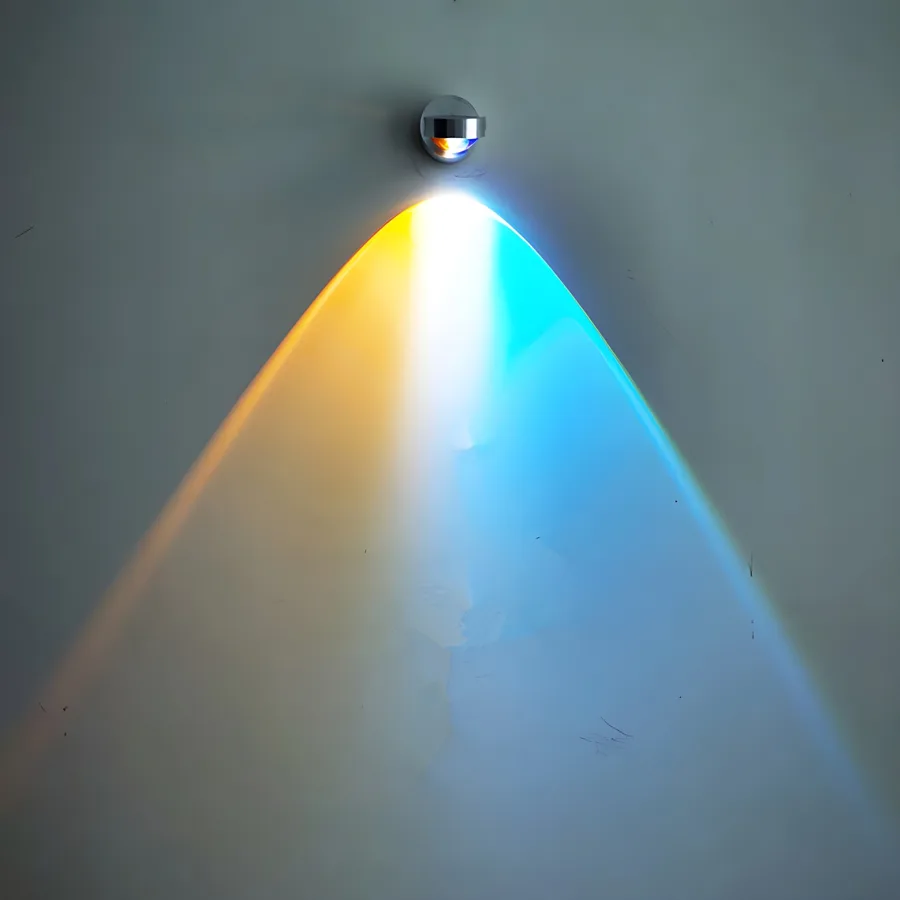 Silver 1-Light Metal Geometric view 3