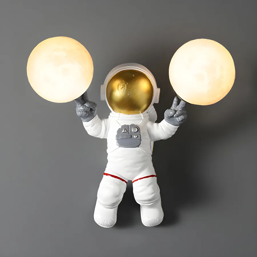 White 1-Light Glass Globe view 2