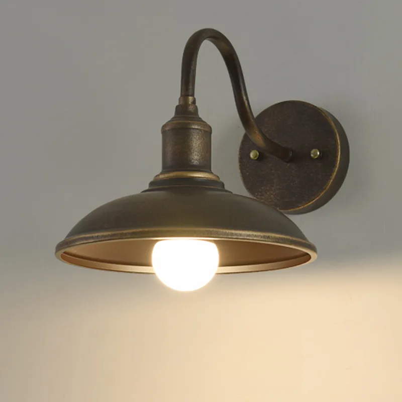 Gold 1-Light Iron Gooseneck view 1