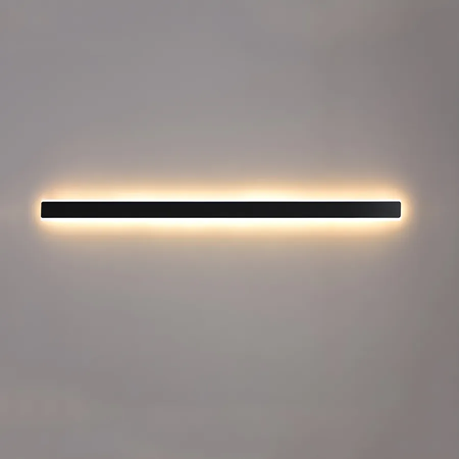 Black 1-Light Acrylic Linear view 2