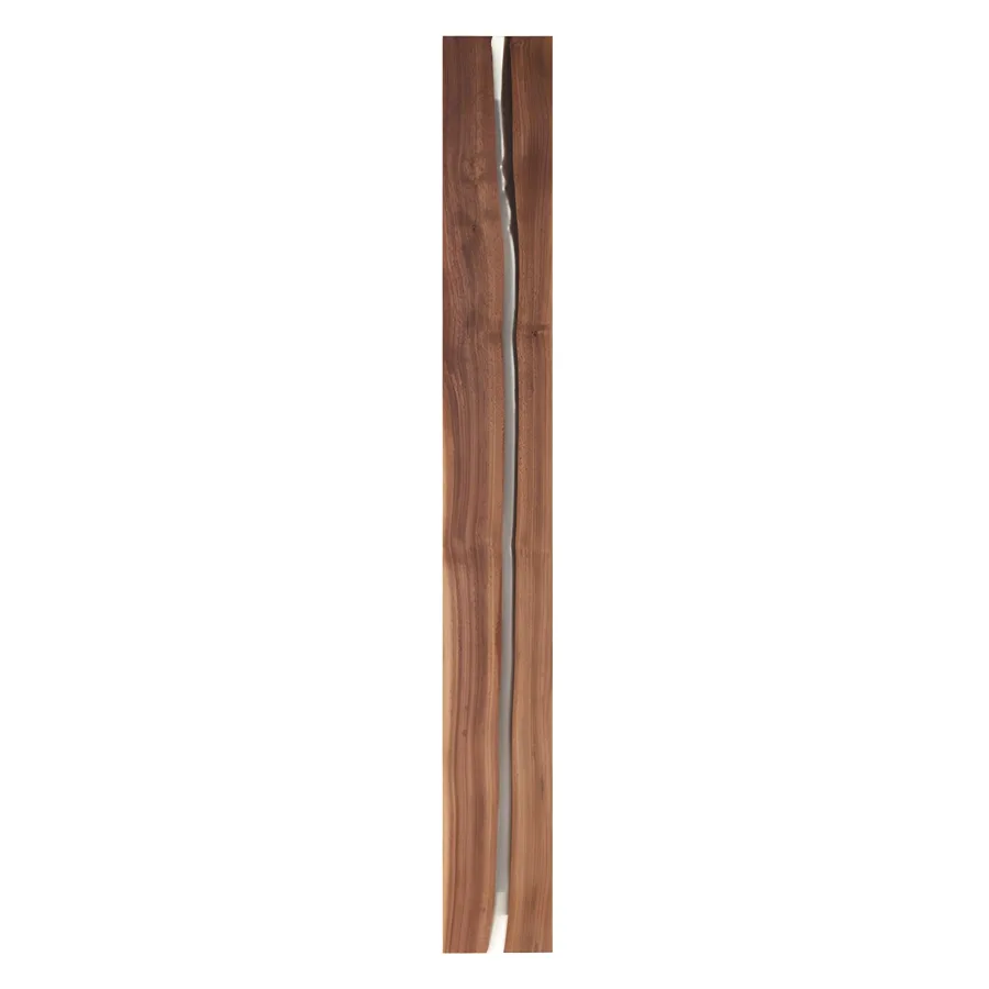 Natural Wood 1-Light Resin Geometric view 1
