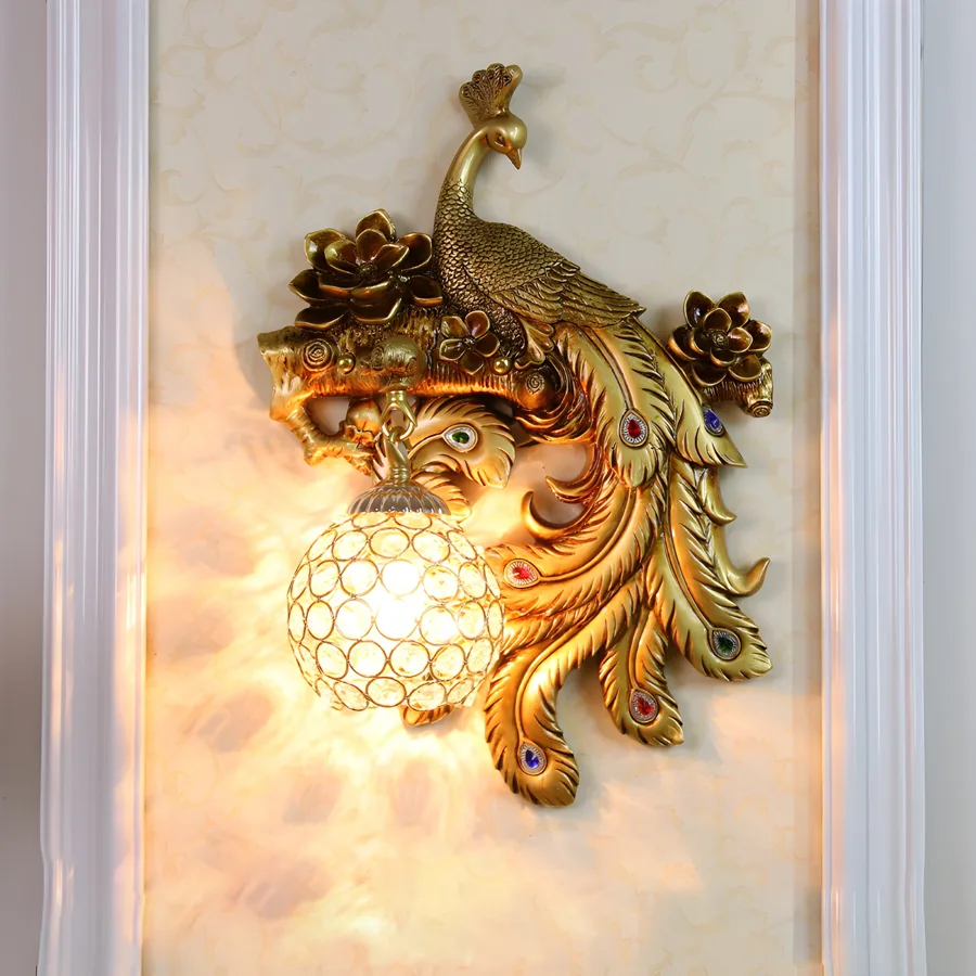 Gold 1-Light Crystal Novelty view 1
