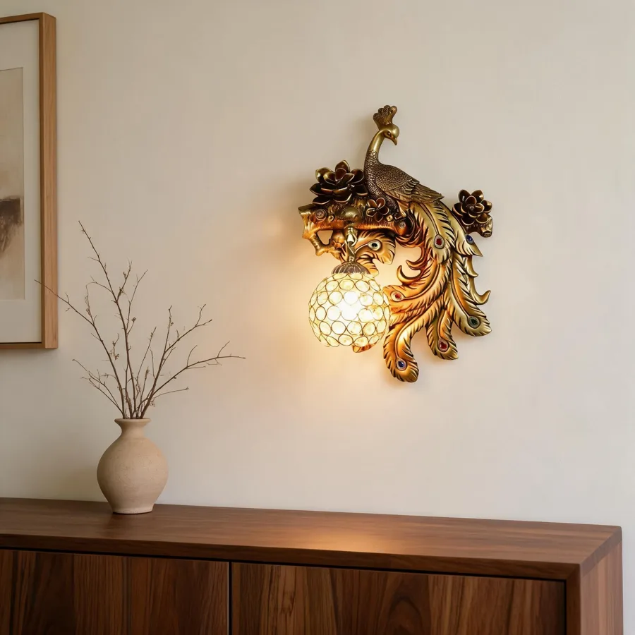 Gold 1-Light Crystal Novelty view 3