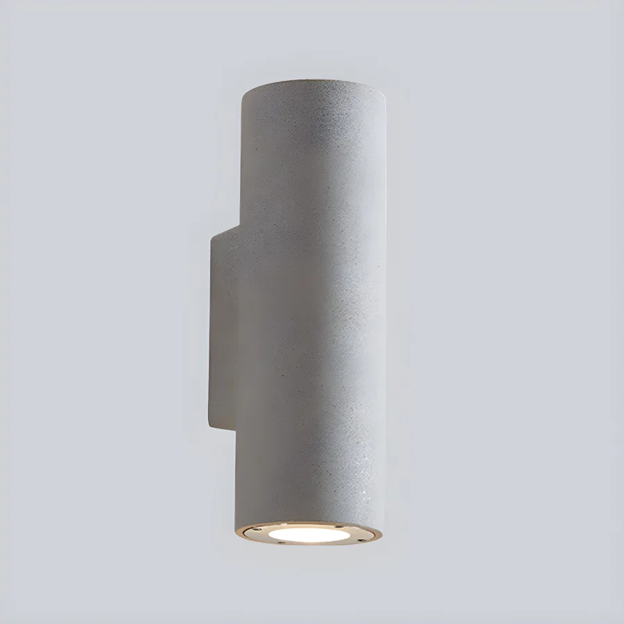 Matte Black 2-Light Stone Geometric view 3