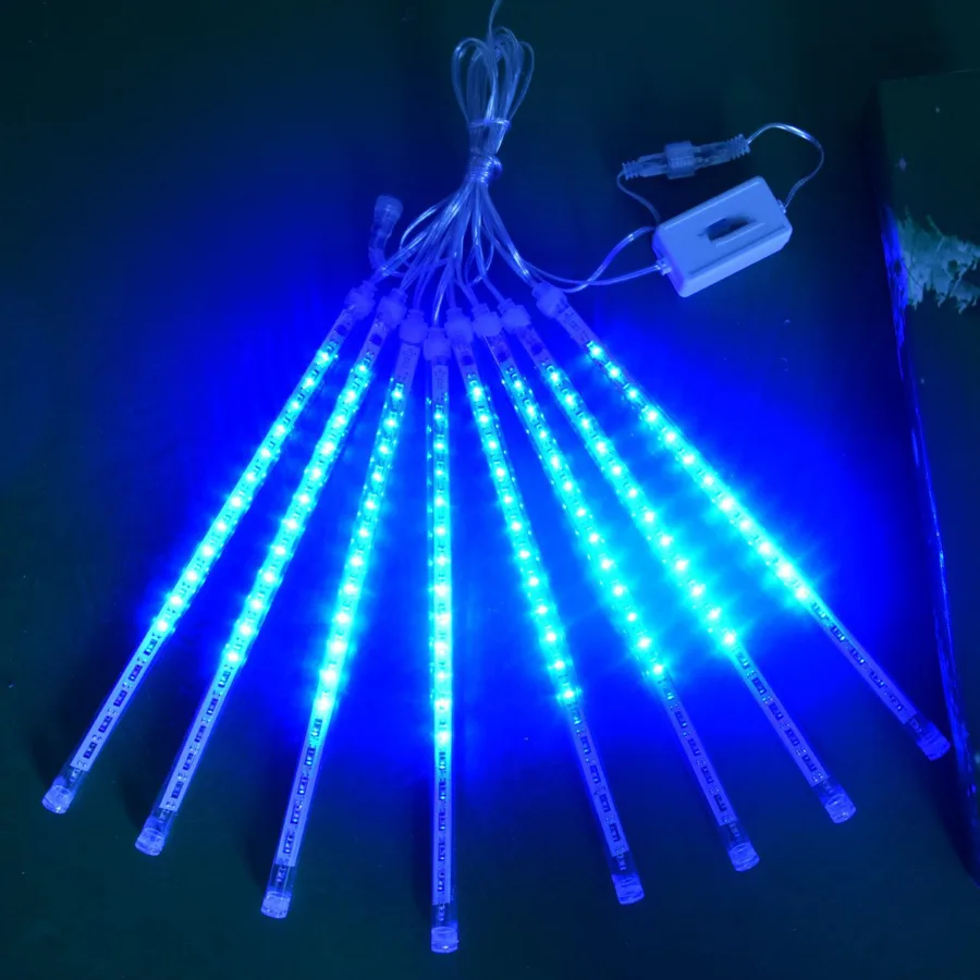 White 8-Light Icicle Rope Light view 1