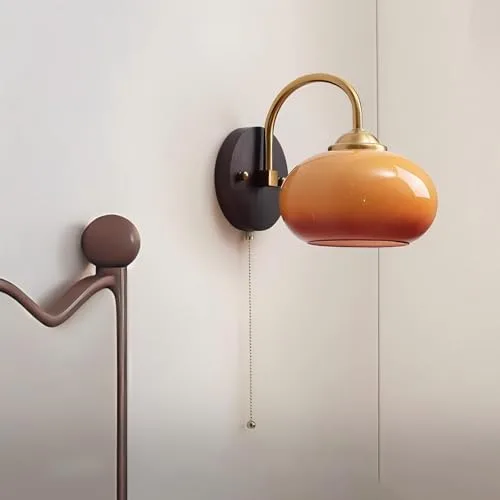 Orange Sconce