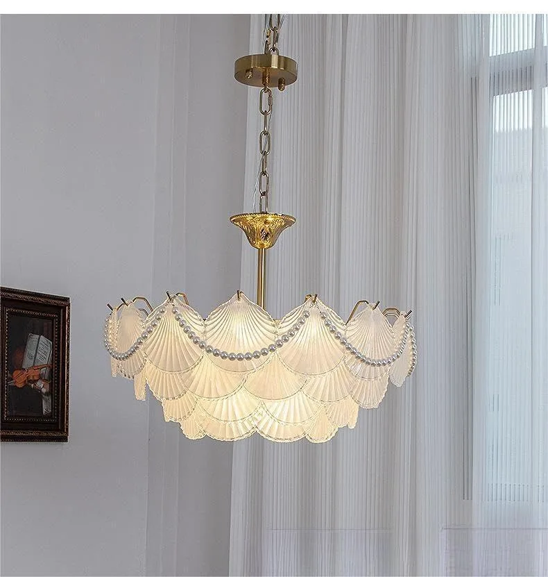 9-Light Modern Chandelier Light, 23.6 Inch Crystal Chandelier with
