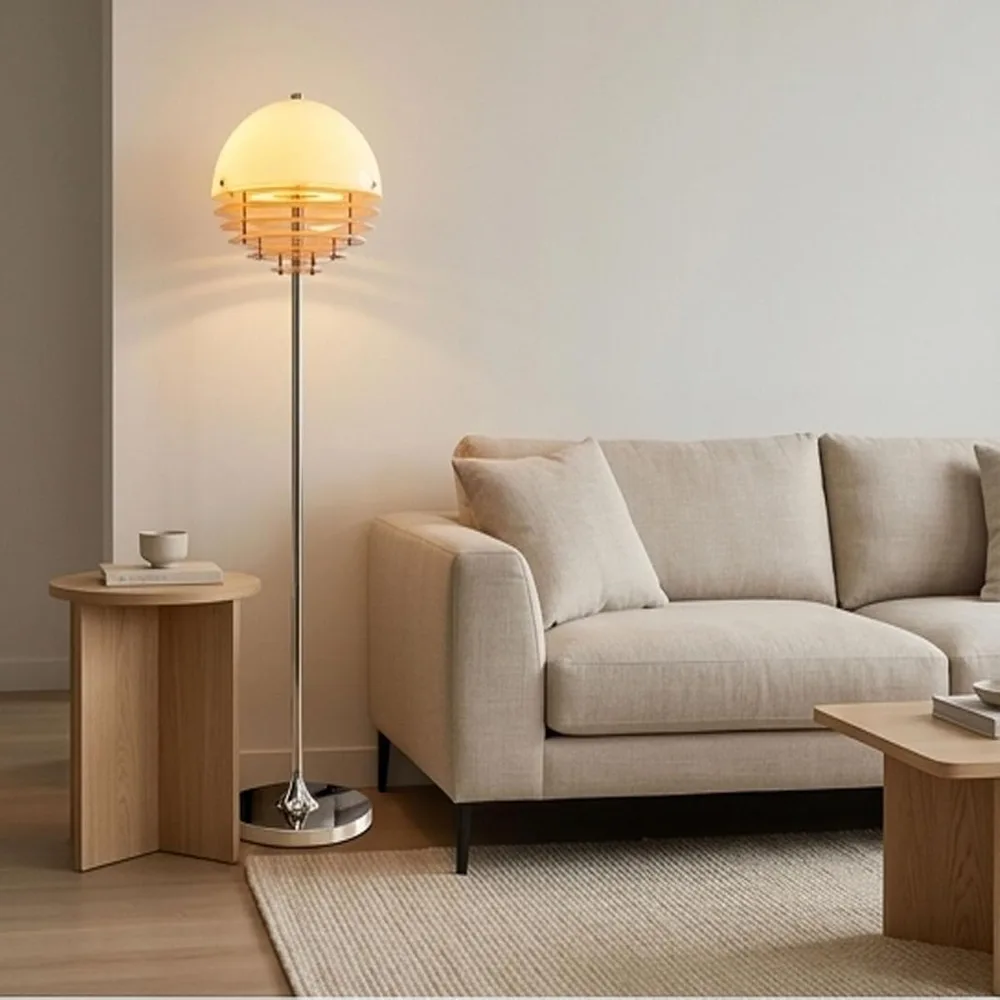 Sunset 1-Light Glass Floor Lamp