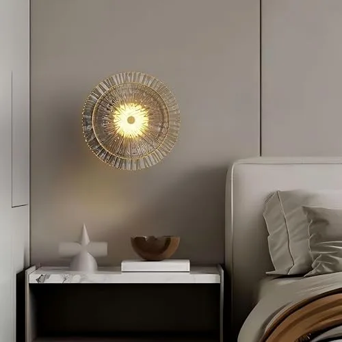 7.9 Inch Ceiling Light and Wall Sconce Dual-Use Brass