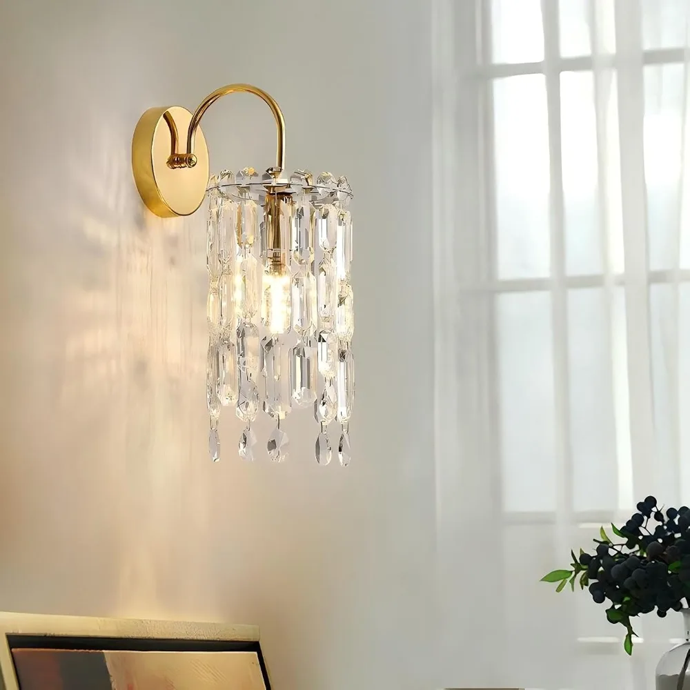 1-Light Crystal Sconce