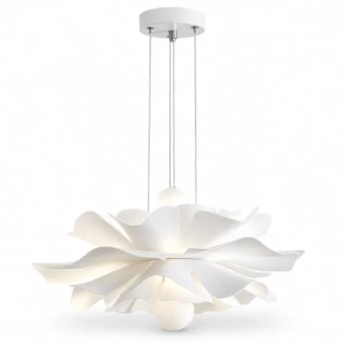2-Light Acrylic Flower Pendant Light, Modern Minimalist Creative Hanging
