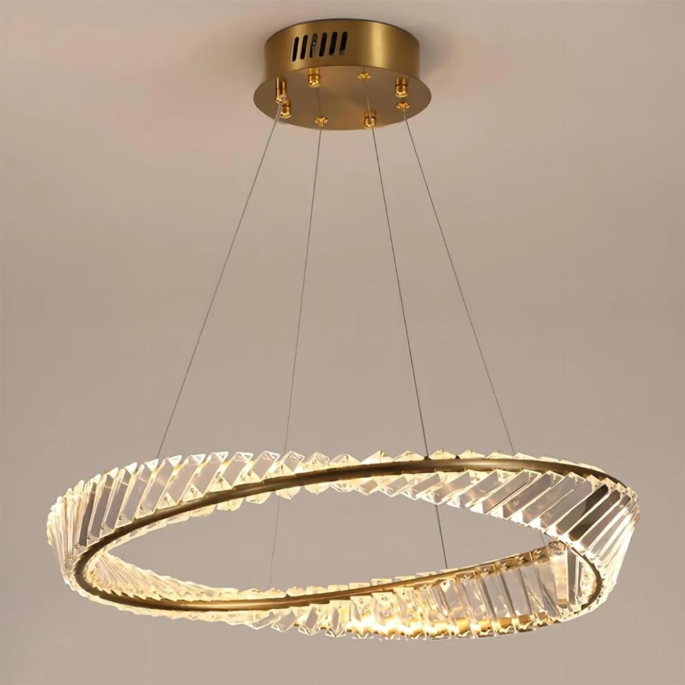 Gold Crystal Chandelier