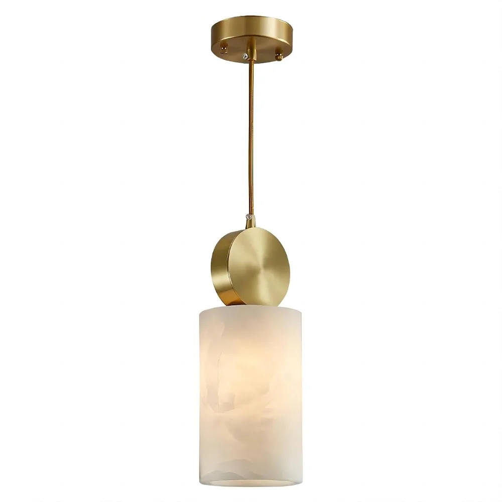 Cylinder 1-Light Copper Pendant