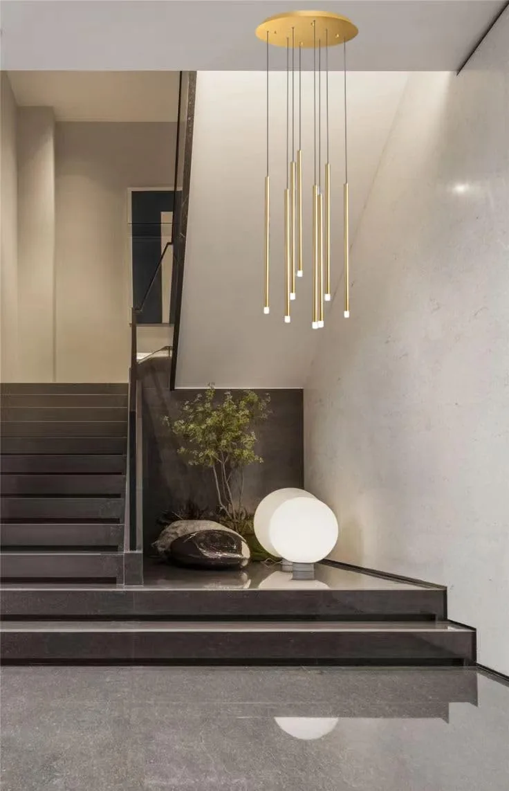 8-Light Acrylic Chandelier