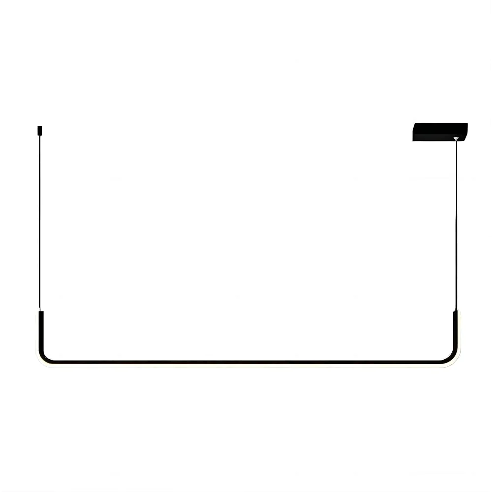 Black 1-Light Metal Island