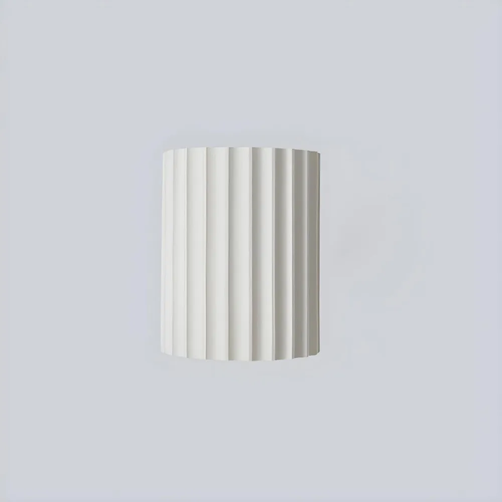 White 2-Light Resin Sconce