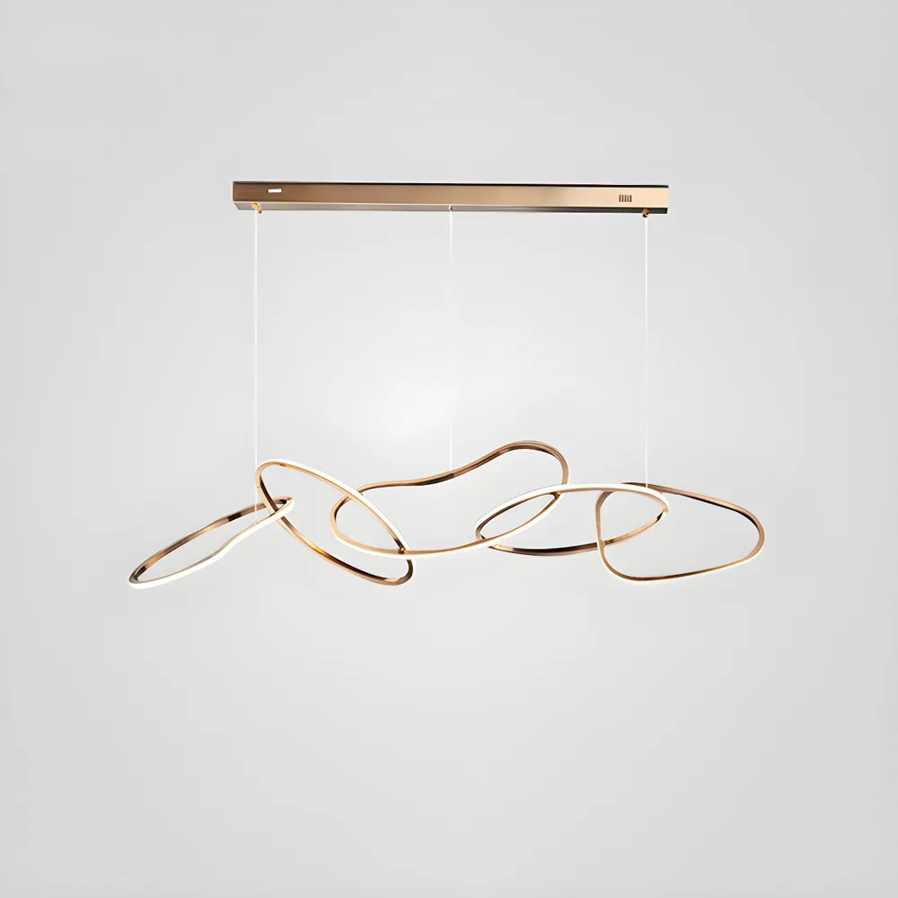 Rose Gold 5-Light Silicone Linear
