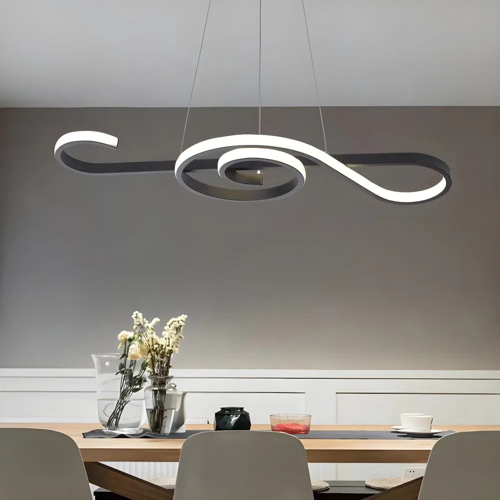 Black 1-Light Acrylic Linear