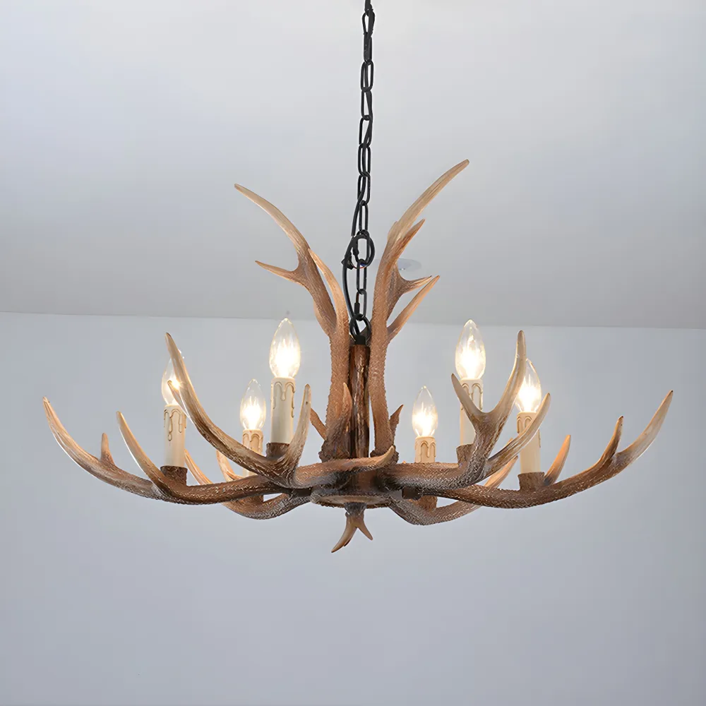 Brown 6-Light Chandeliers