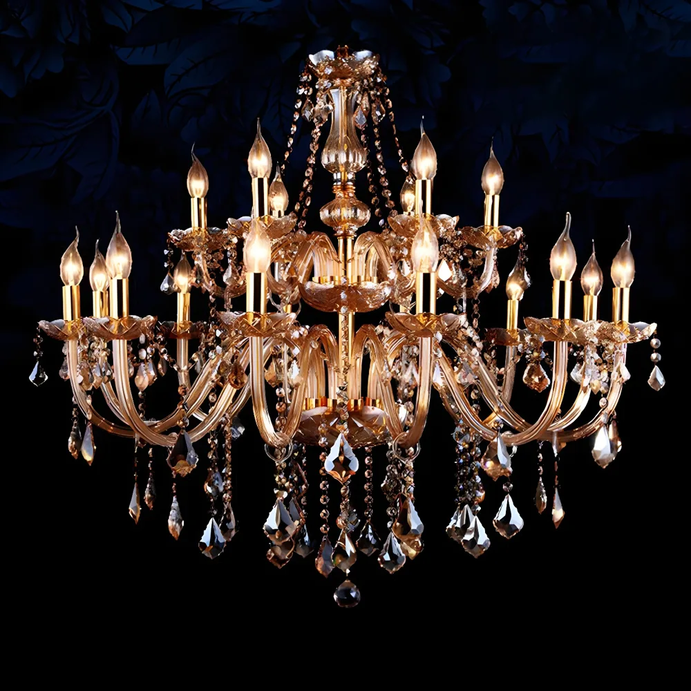 Amber 6-Light Candle Shape