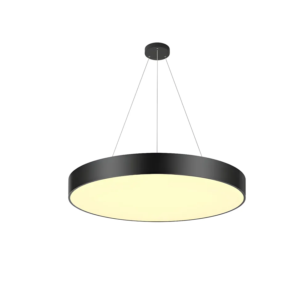 Black 1-Light Acrylic Cylinder