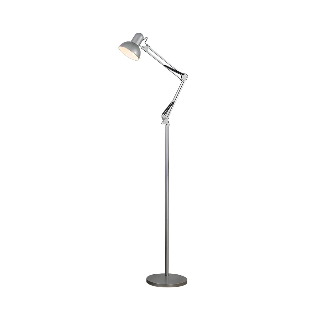 Black 1-Light Iron Swing Arm