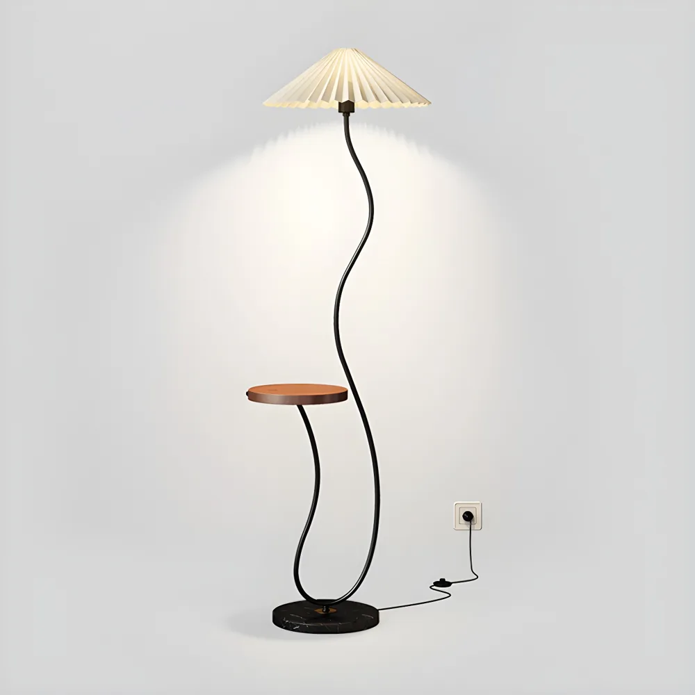 Black 1-Light Fabric Novelty