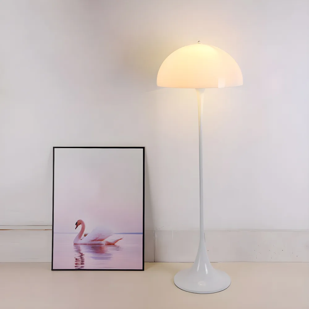 White 1-Light Acrylic Novelty