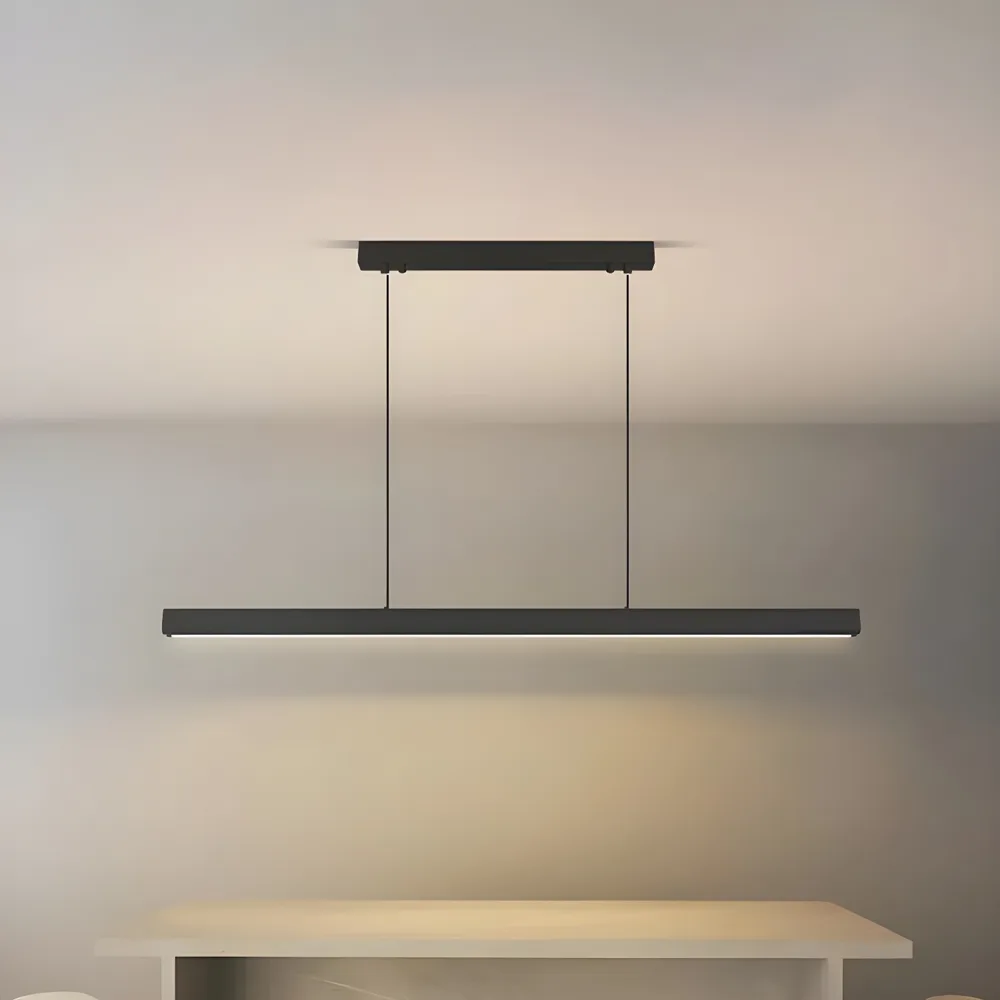 Black 1-Light Island Lights