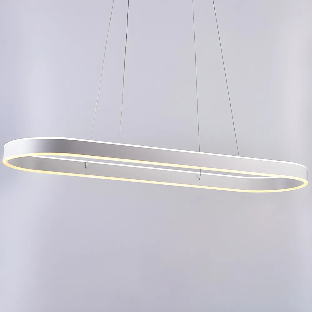 White 2-Light Acrylic Geometric