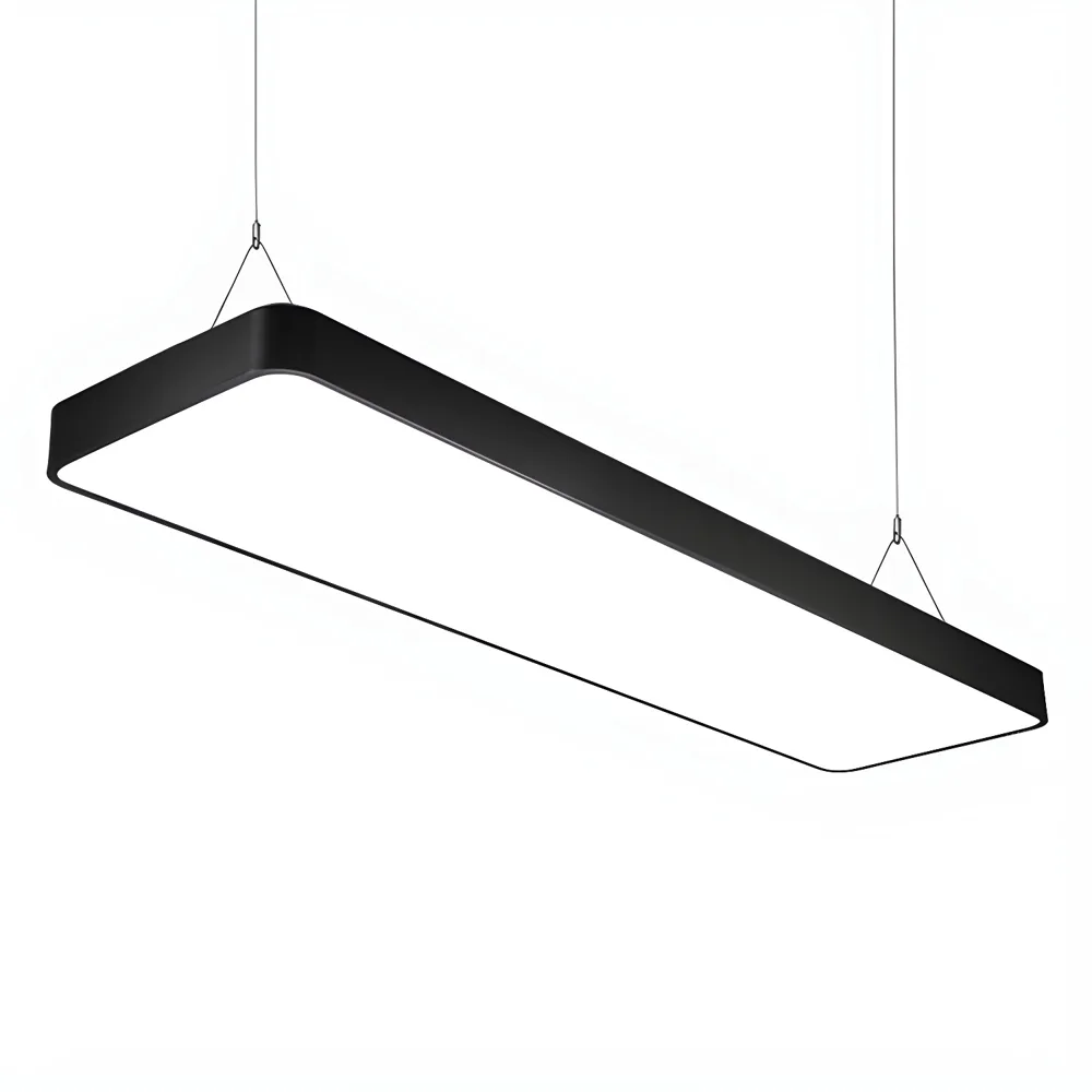 Black 1-Light Aluminum Square / Rectangular