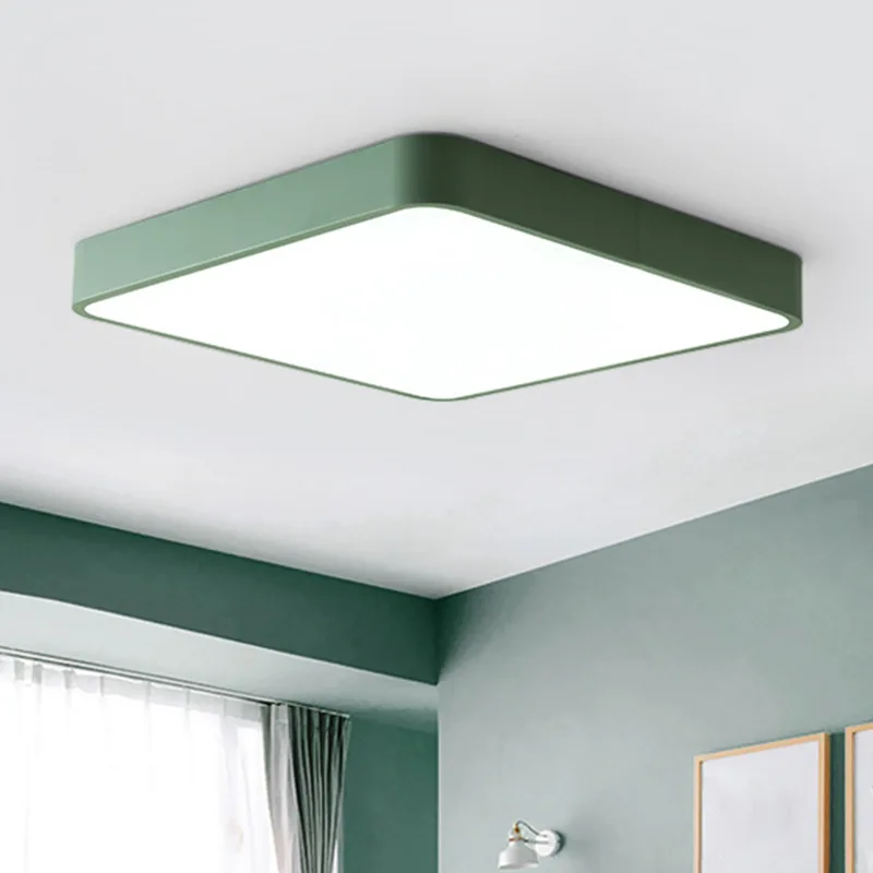 Blue 1-Light Flush Mount