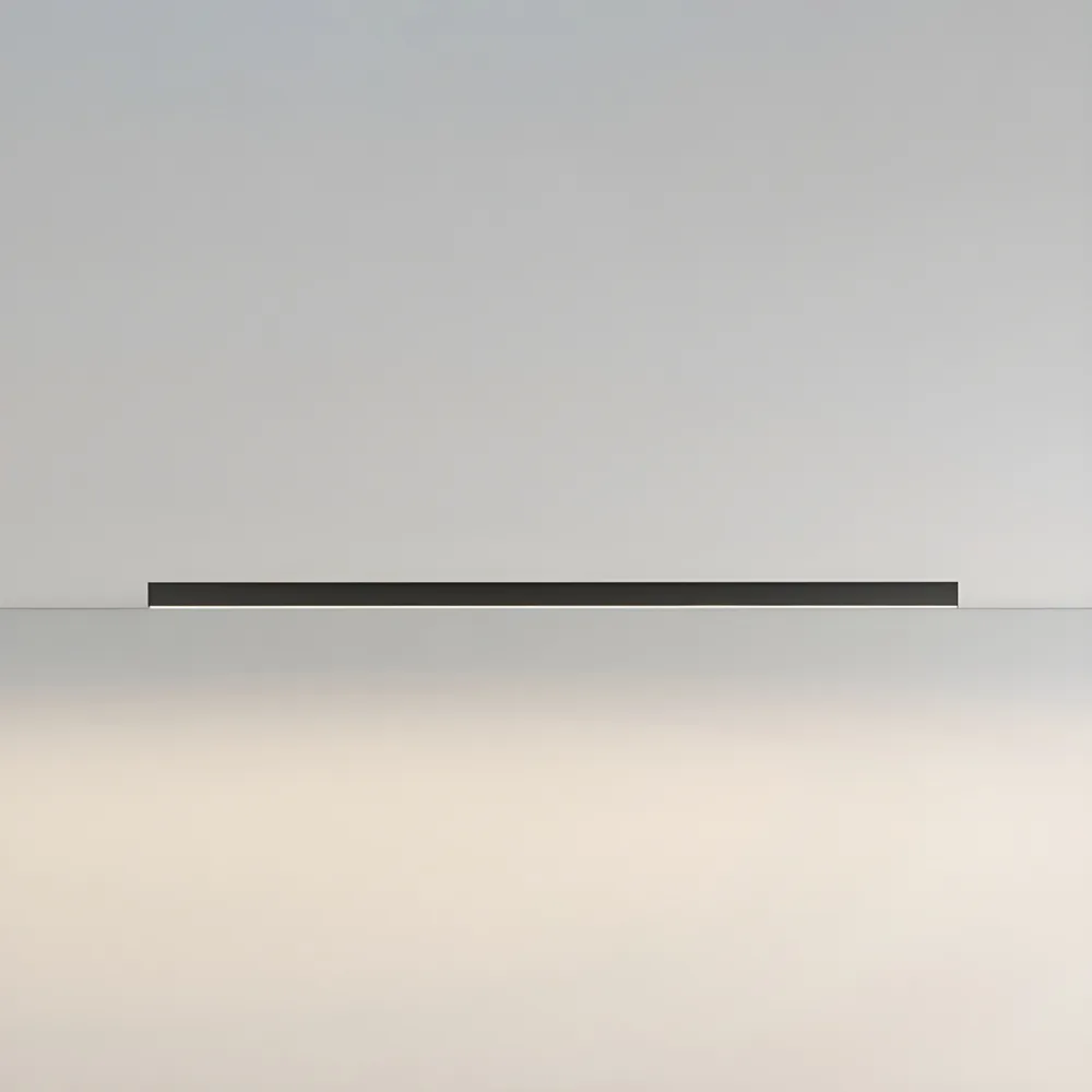 Black 1-Light Acrylic Flush Mount