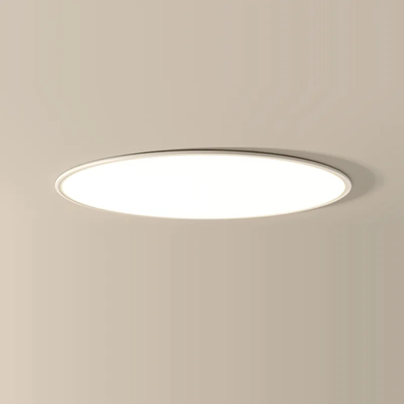 White 1-Light Acrylic Flush Mount