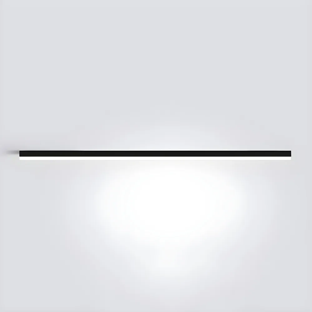 Black 1-Light Acrylic Flush Mount