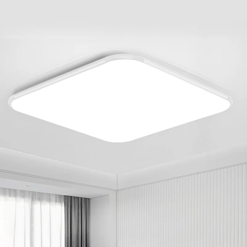 White 1-Light Acrylic Flush Mount