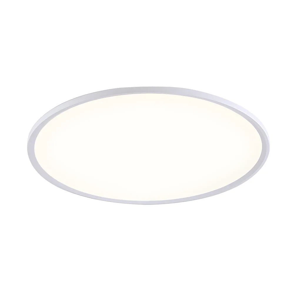 White 1-Light Acrylic Flush Mount