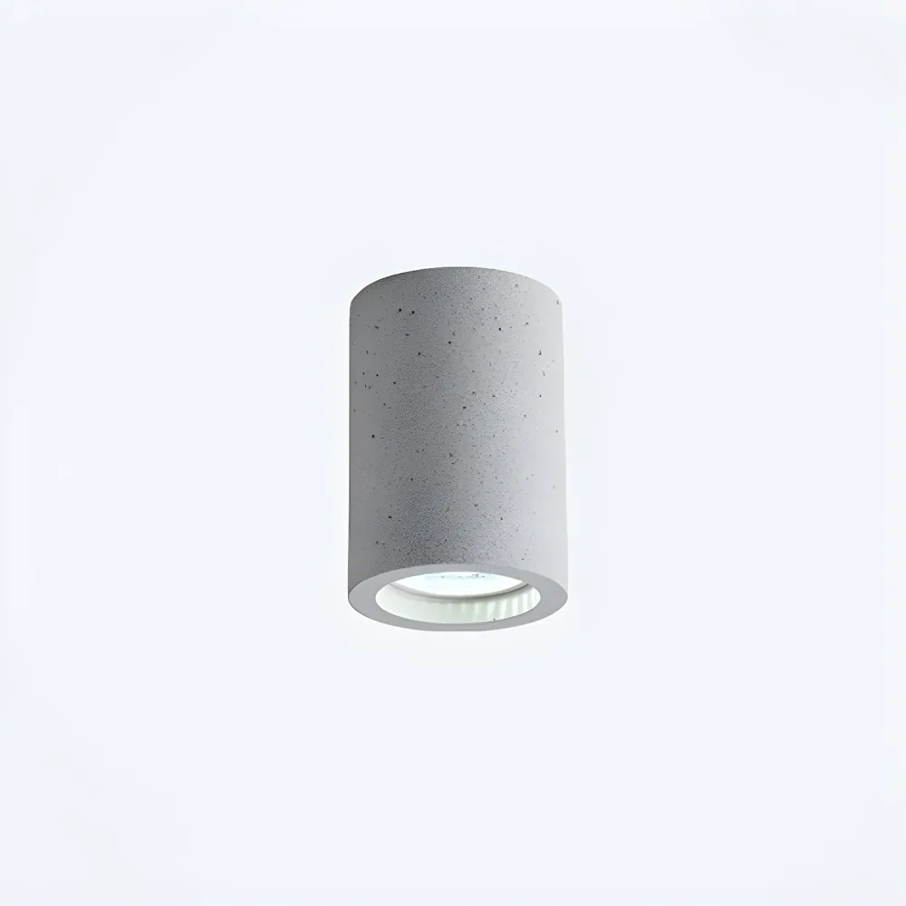 White 1-Light Flush Mount