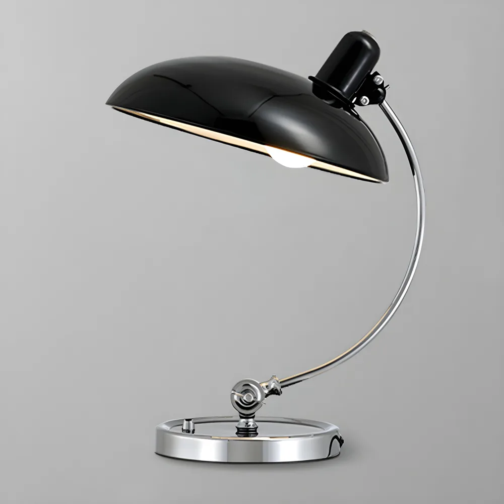Red 1-Light Metal Table Lamp