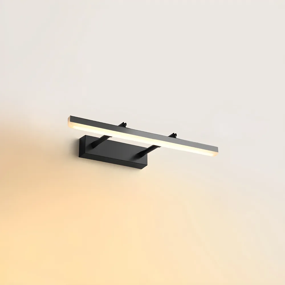 Black 1-Light Metal Linear