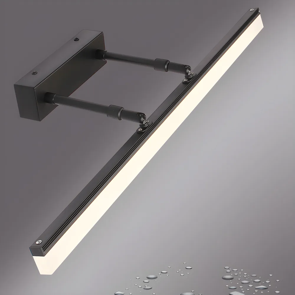 Black 1-Light Acrylic Linear
