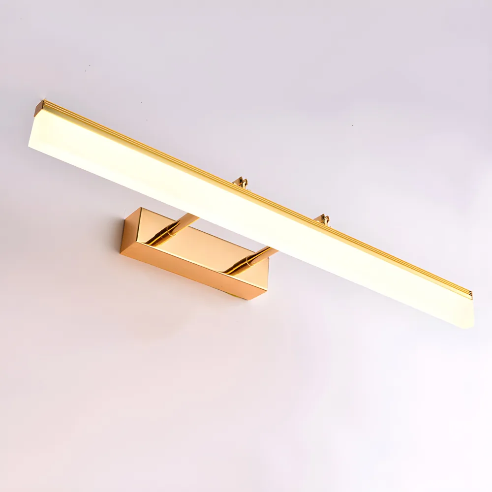 Gold 1-Light Acrylic Square / Rectangular