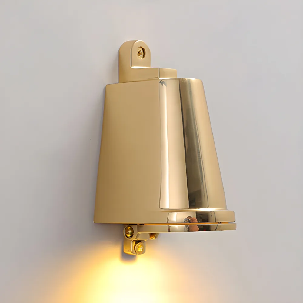 Brass 1-Light Aluminum Geometric