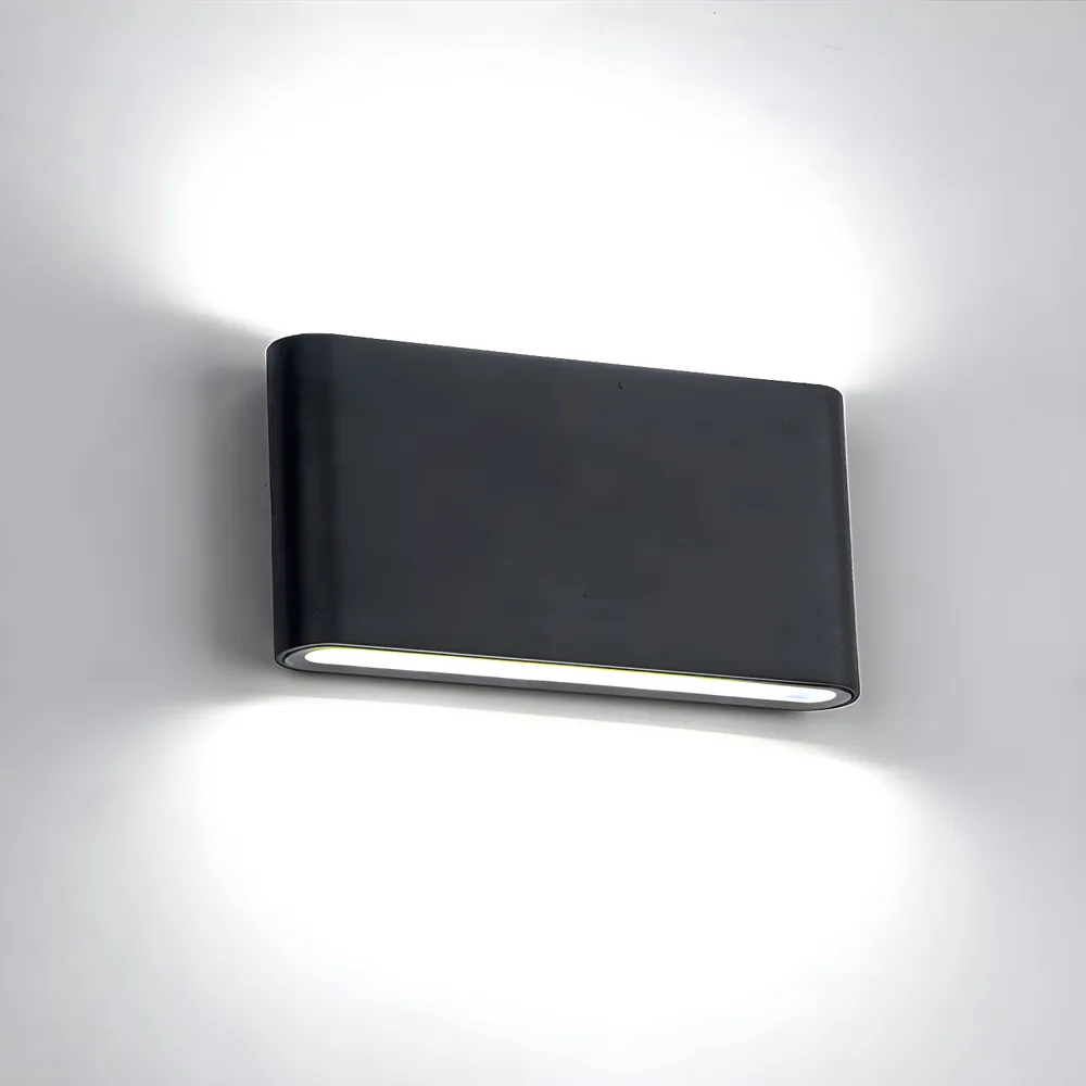 White 2-Light Aluminum Shaded