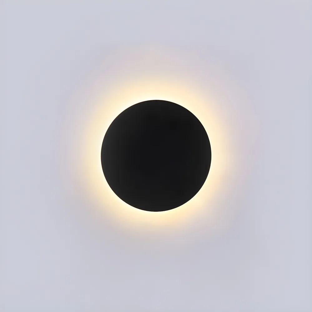 Black 1-Light Acrylic Standard Wall Light