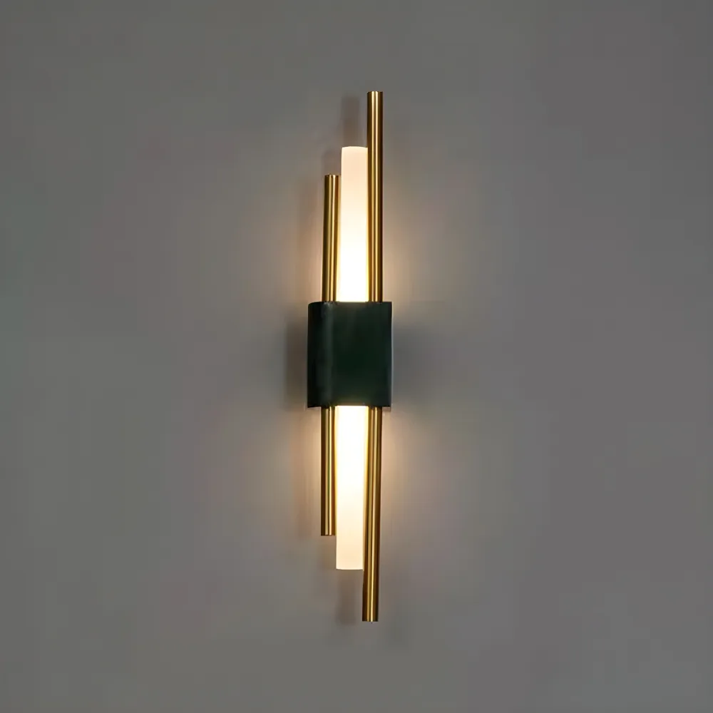 Green 1-Light Acrylic Cylinder