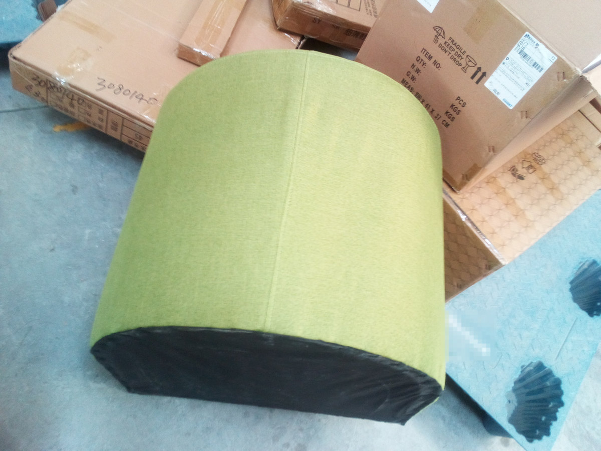 Linen accent chairs in three colours — Documentation and loose components