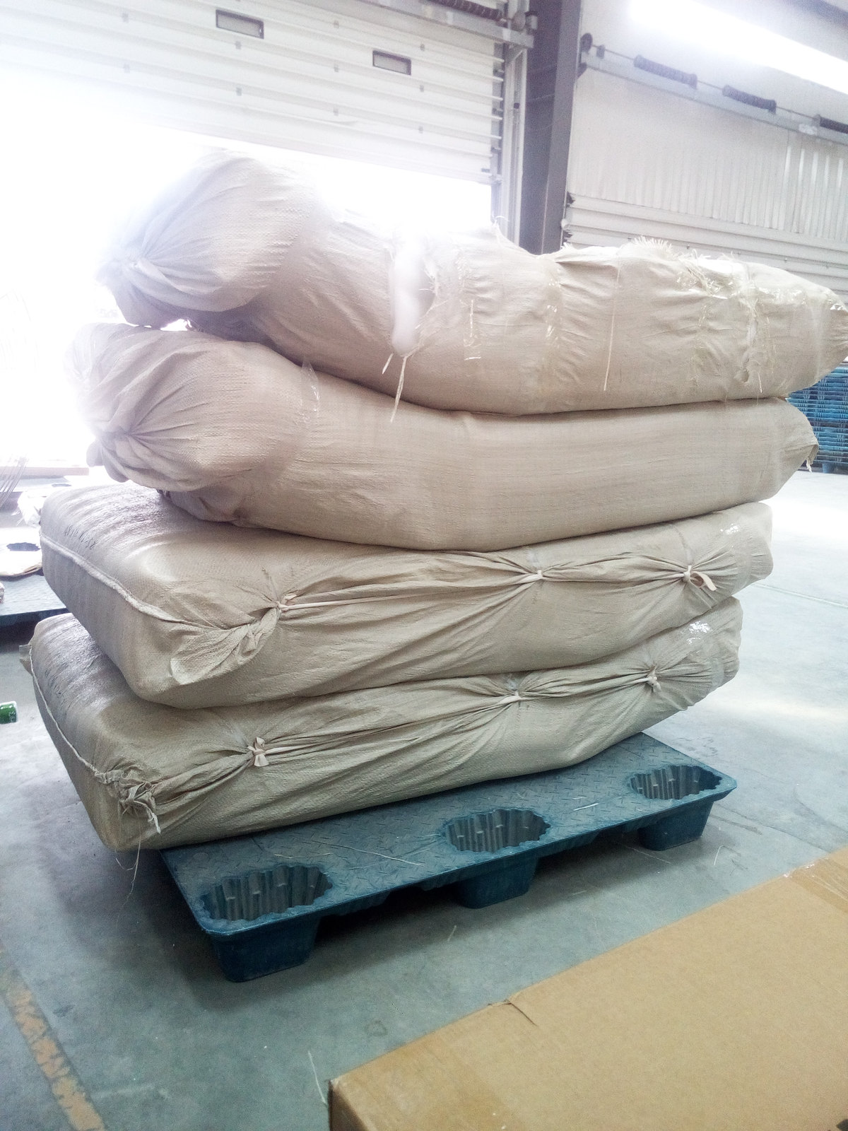 Upholstered chaise lounge as received — shipping record SR-2026-044