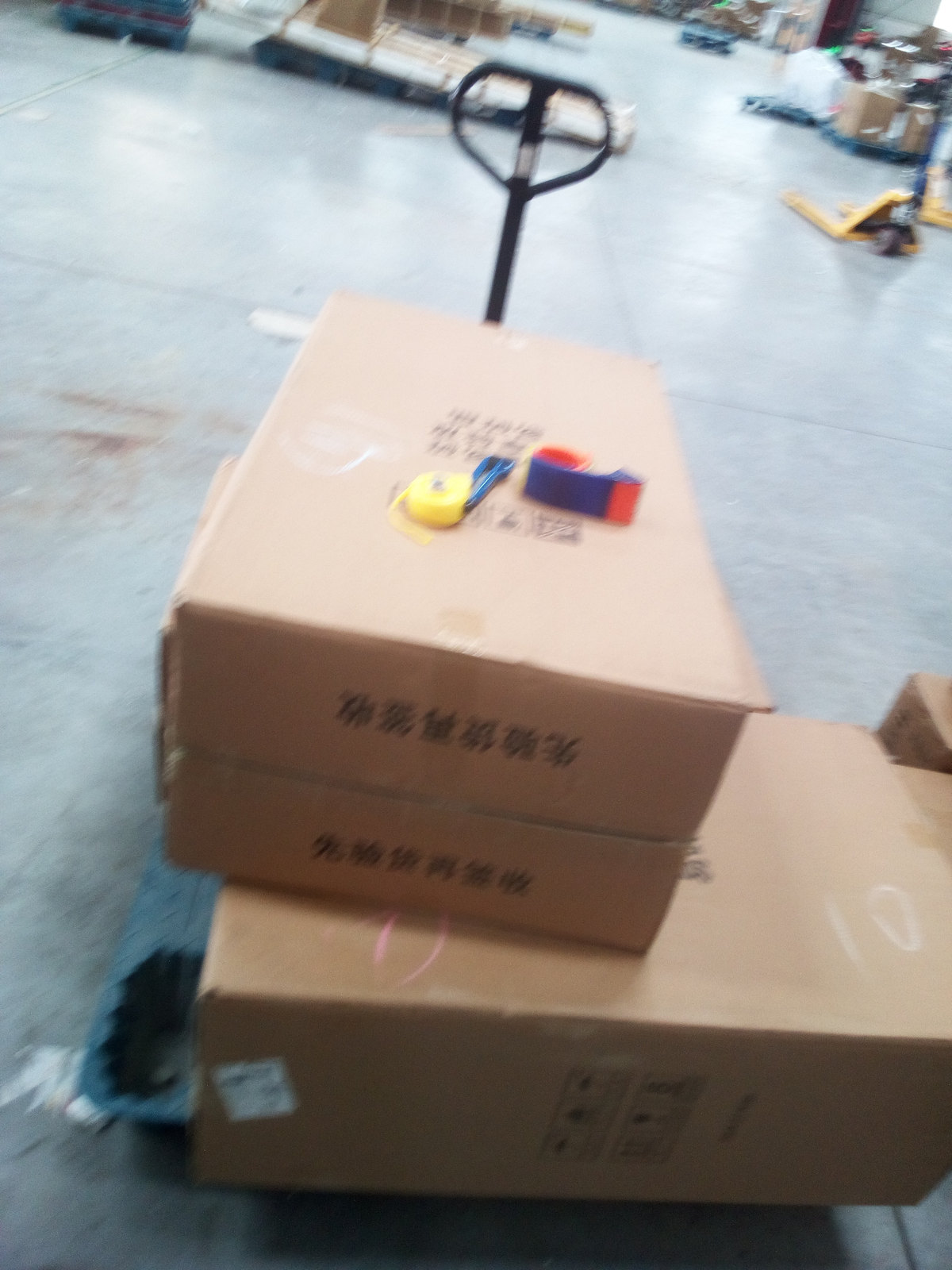 Five-drawer chest as received — shipping record SR-2026-076